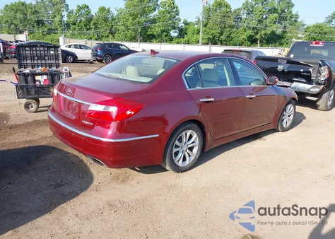 2012 Hyundai Genesis 3.8 из США, поврежденный, VIN KMHGC4DD9CU178413